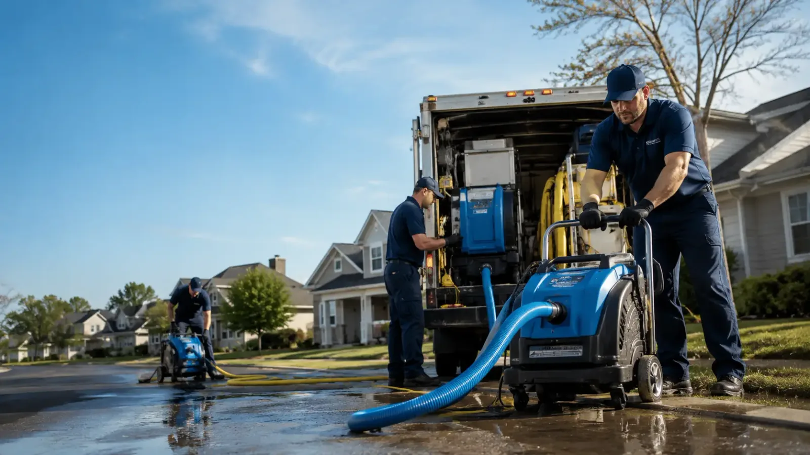 Flood Damage Cleanup in Vanderwagen, NM